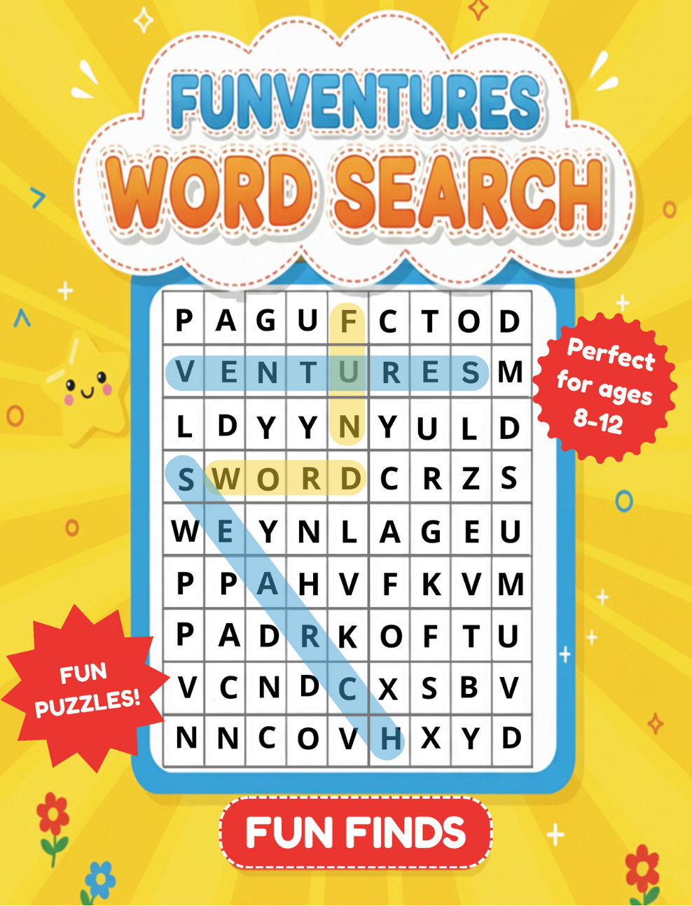 Funventures Word Search: Fun Finds front cover